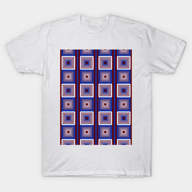 Simple Square Pattern T-Shirt by zarya_kiqo